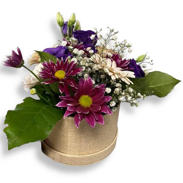 Blommor i box